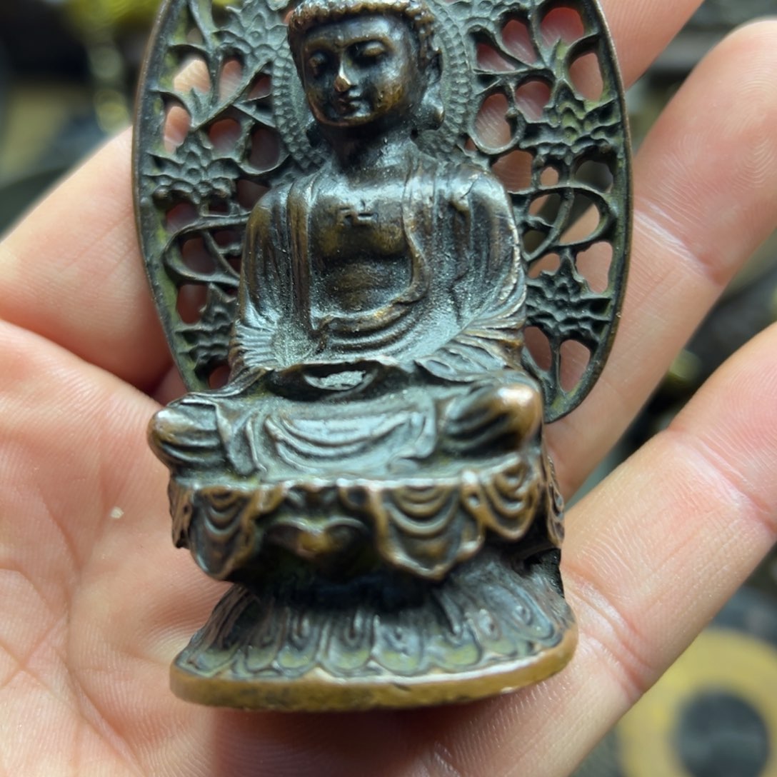 铜摆件欢迎欢迎你