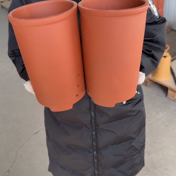 紫砂花盆高度23口径14