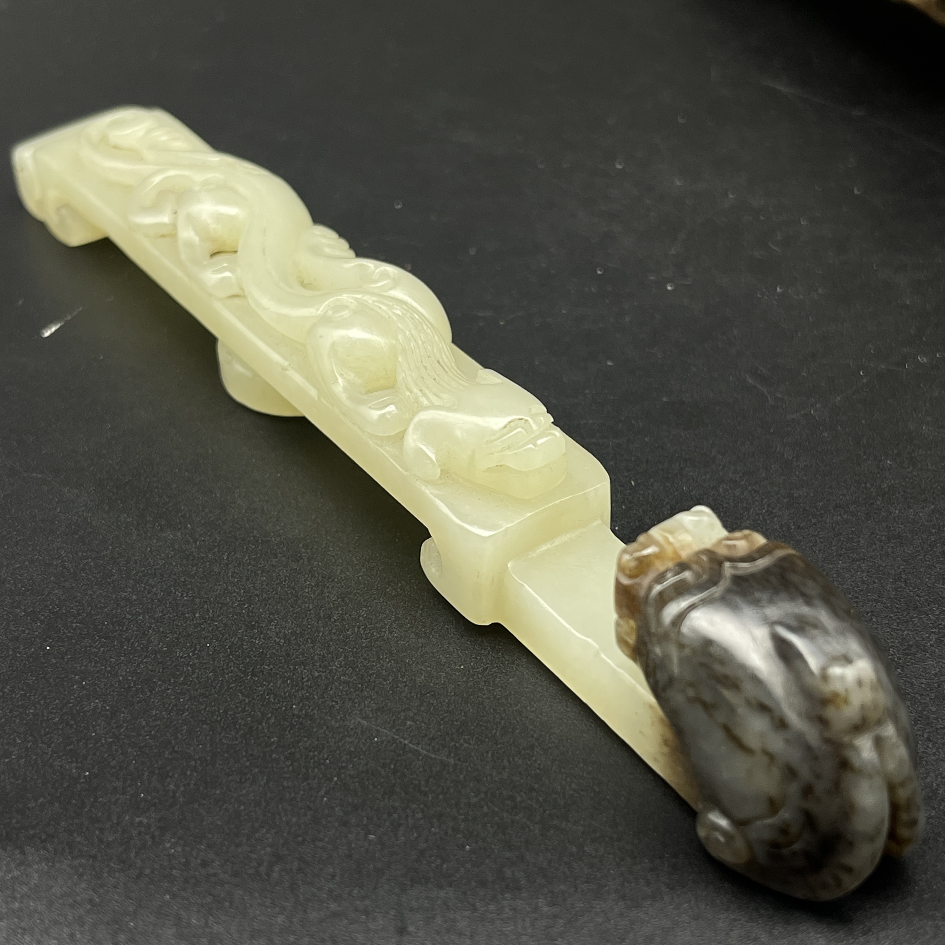 《清代》 和田玉玉带钩 山东文物商店泰运 ZZXCEH602708