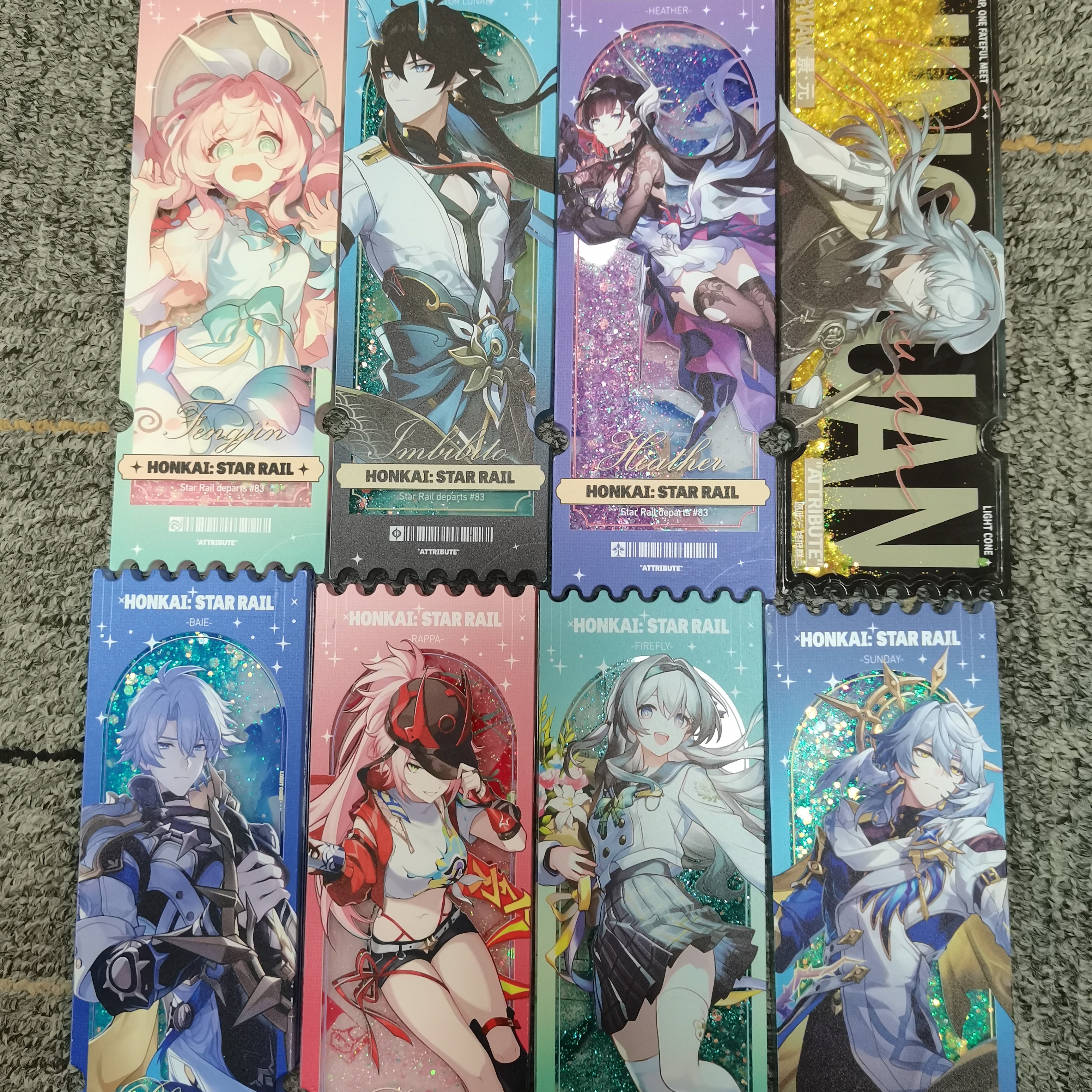 崩铁流沙票根 6*18CM