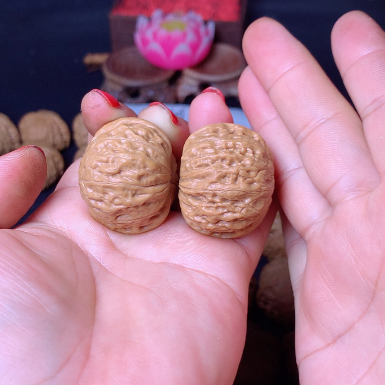 【闪购商品】文玩核桃把件铁锤35微修