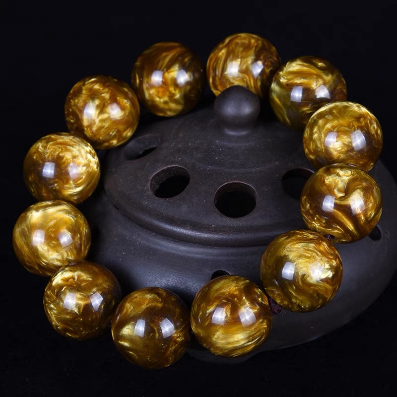 金丝楠木手串  LQ820 (无礼盒)