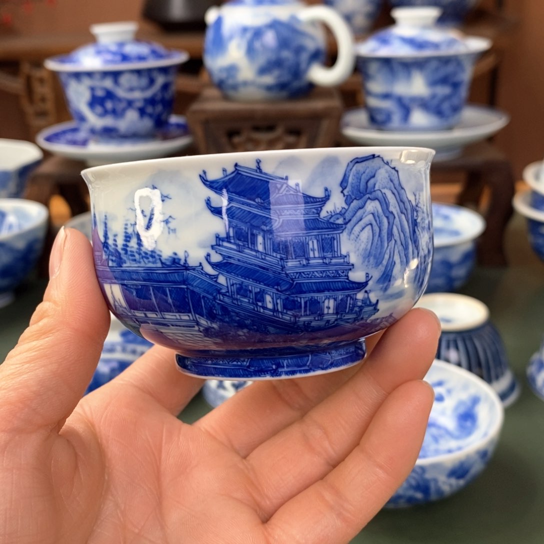 杯景德镇陶瓷手工手绘