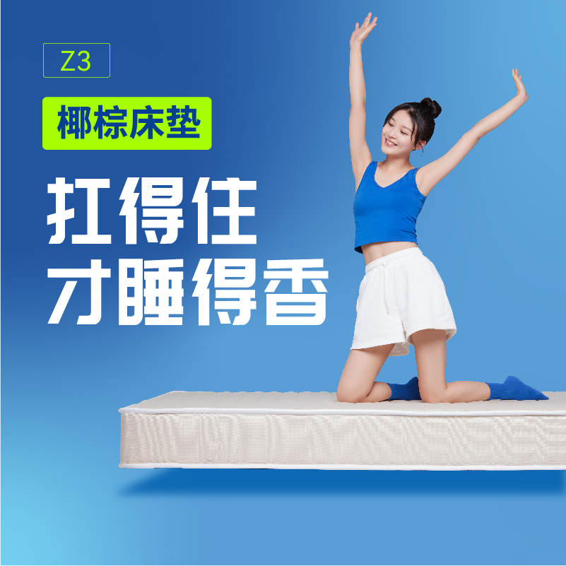 Weland/玮兰Z3三维椰棕0胶水硬垫护脊支撑家用床垫