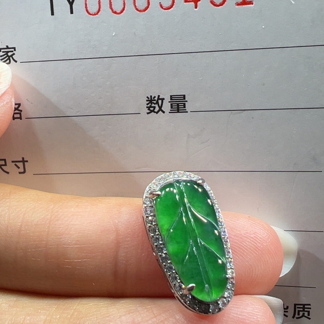 翡翠未镶嵌颈饰5451