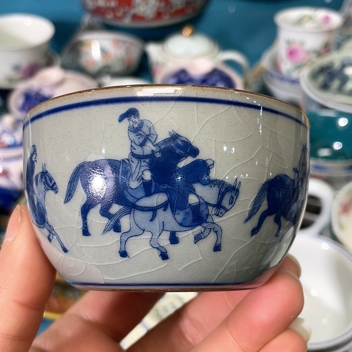 景德镇陶瓷主人杯12344