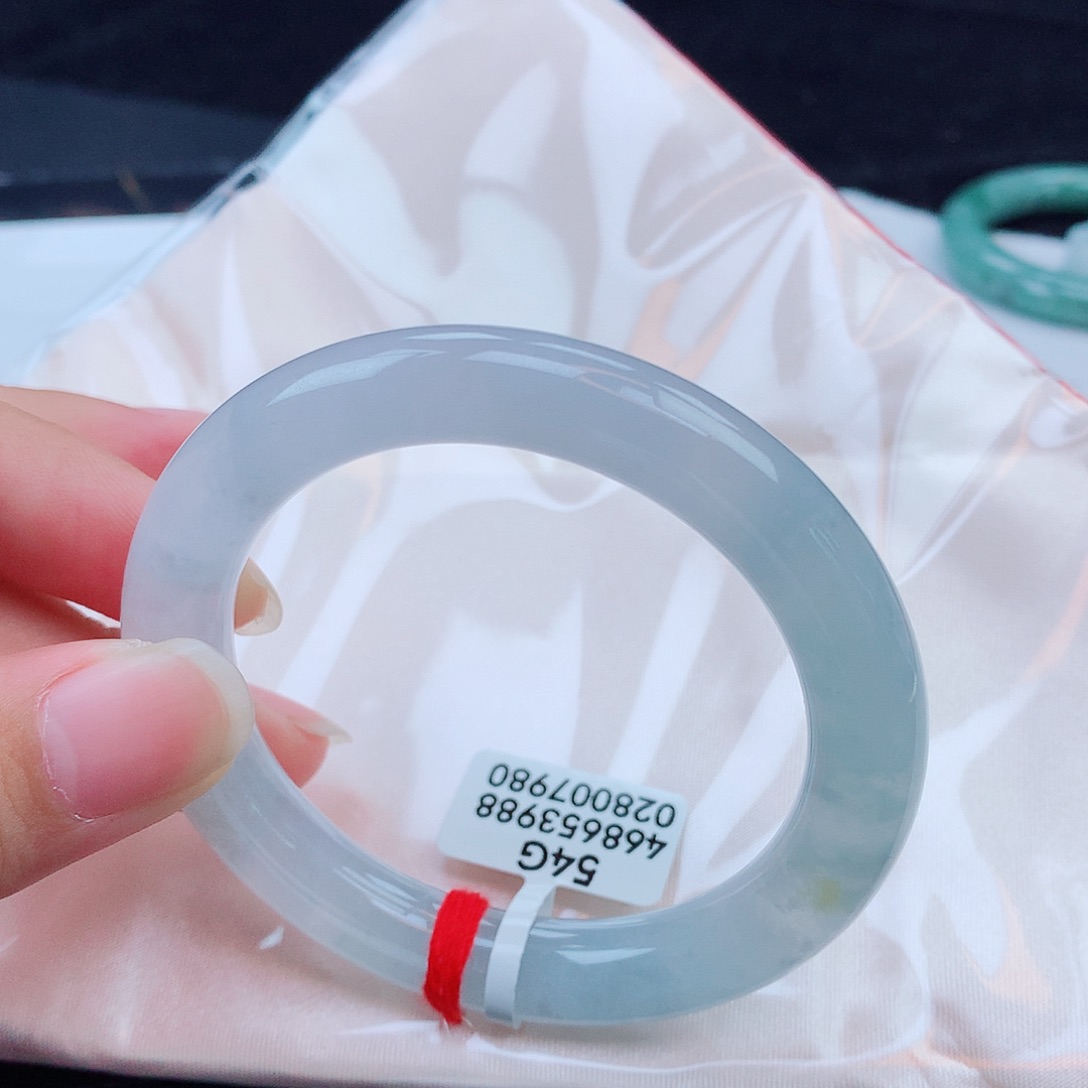 翡翠手镯未镶嵌天然缅甸翡翠A货手镯 