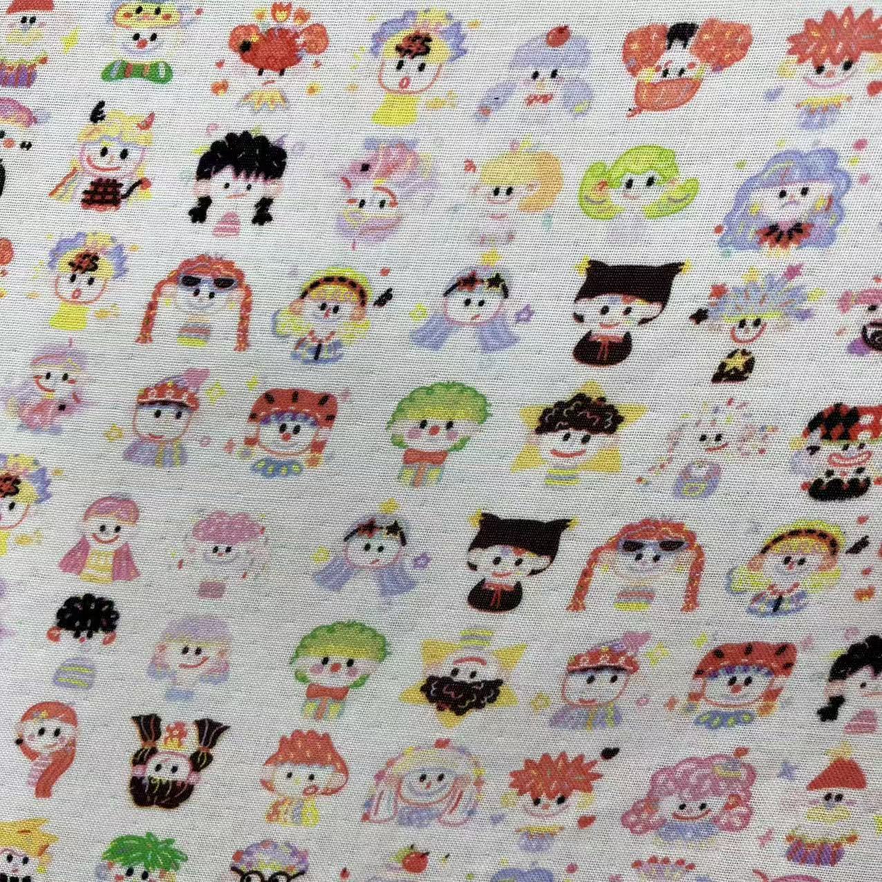 【绒兰】（门幅1.5米）竹纤维双层纱面料 51号 小娃娃