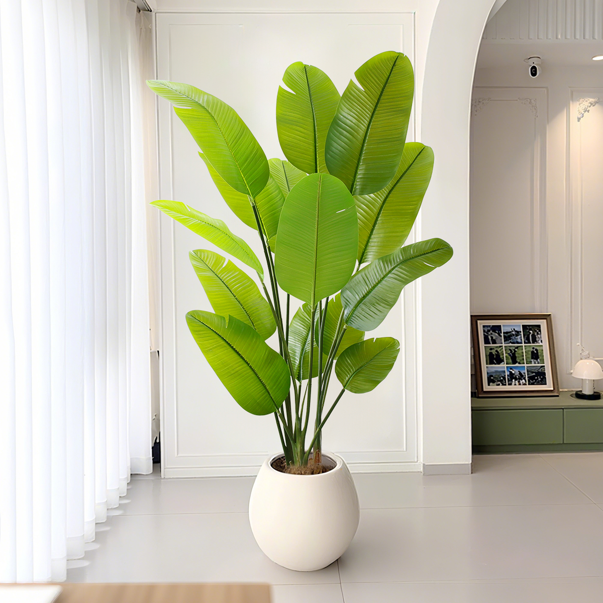 仿真绿植旅人蕉假植物装饰室内假花轻奢天堂鸟摆件仿生大型盆栽树