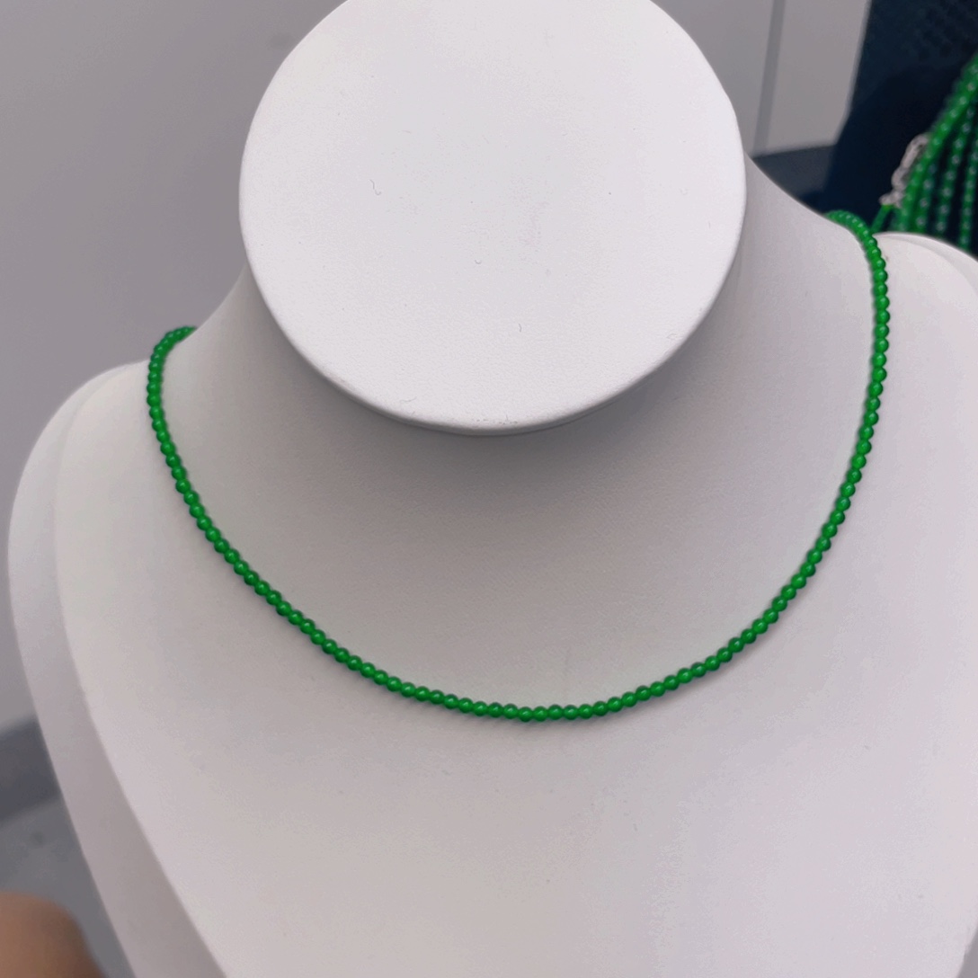 翡翠未镶嵌项链天然翡翠