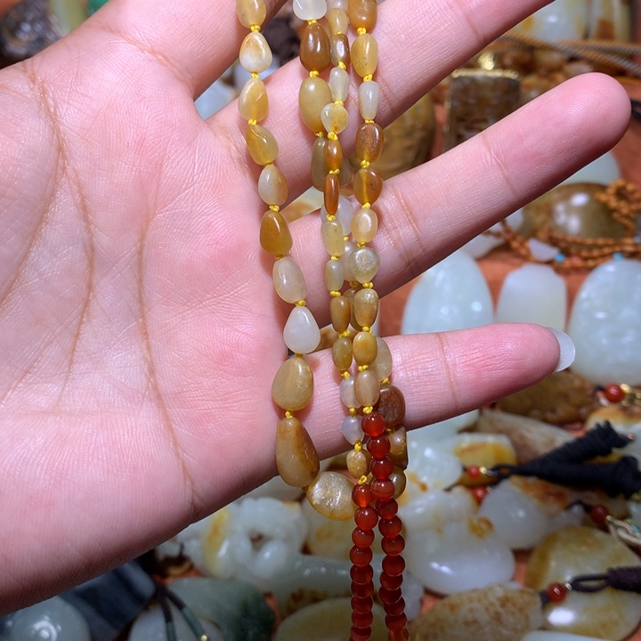 刘***信和田玉未镶嵌挂件