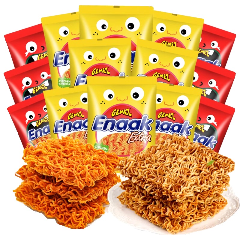 【阿杰自营】直播】7-3之后到期】MIE KREMEZZ 小鸡干脆面点心面18g