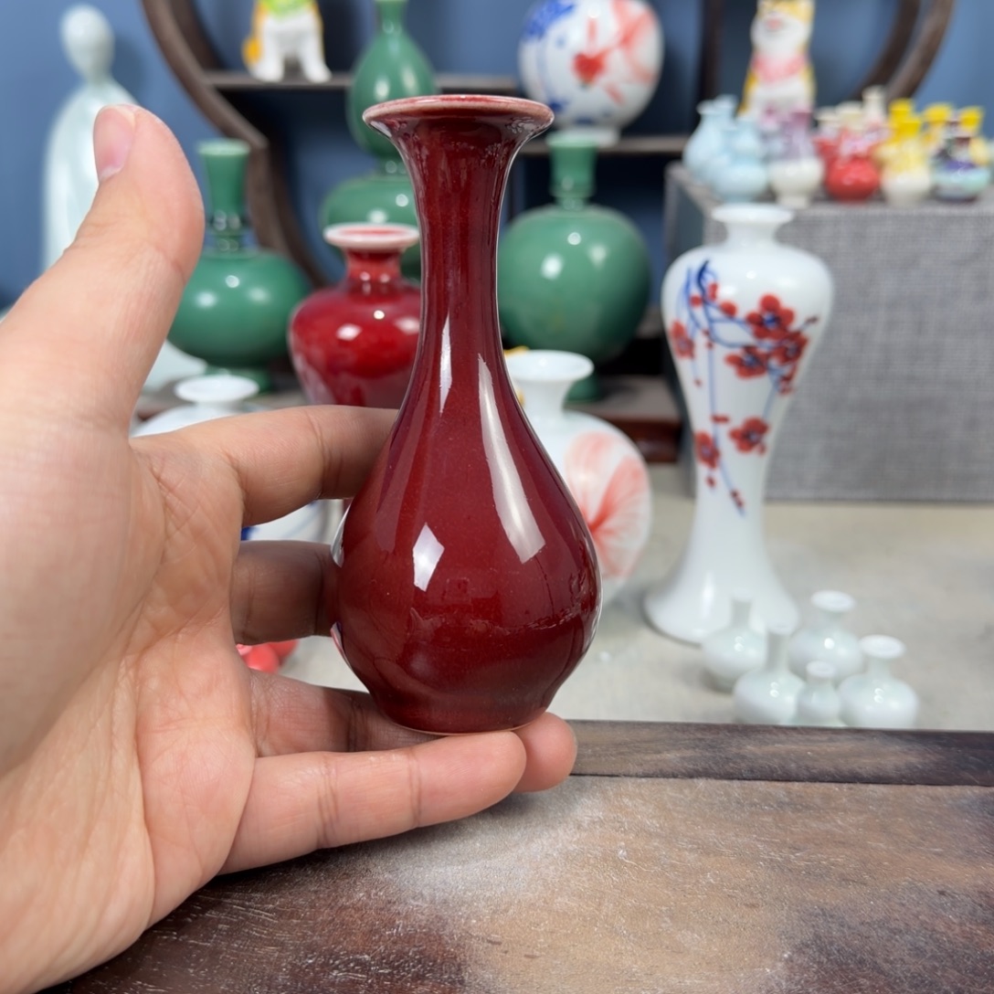 陶瓷手工小花器摆件