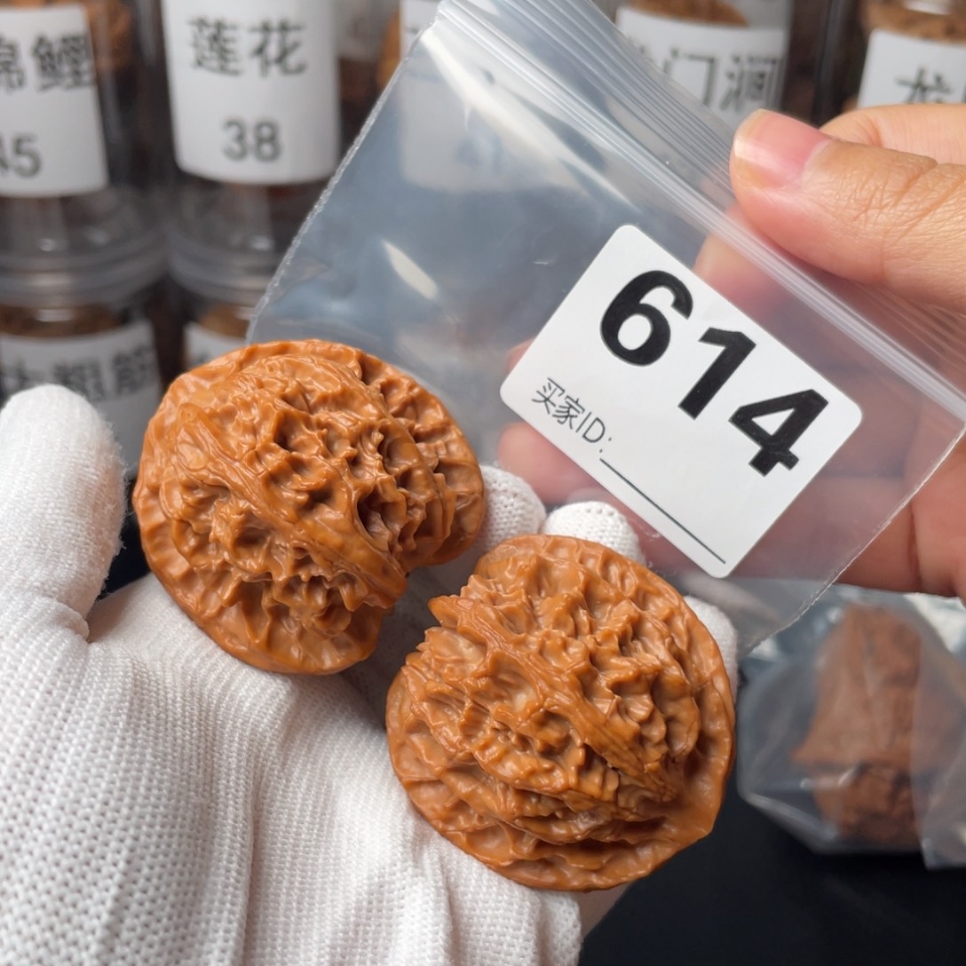 文玩核桃把件全品43苹果园