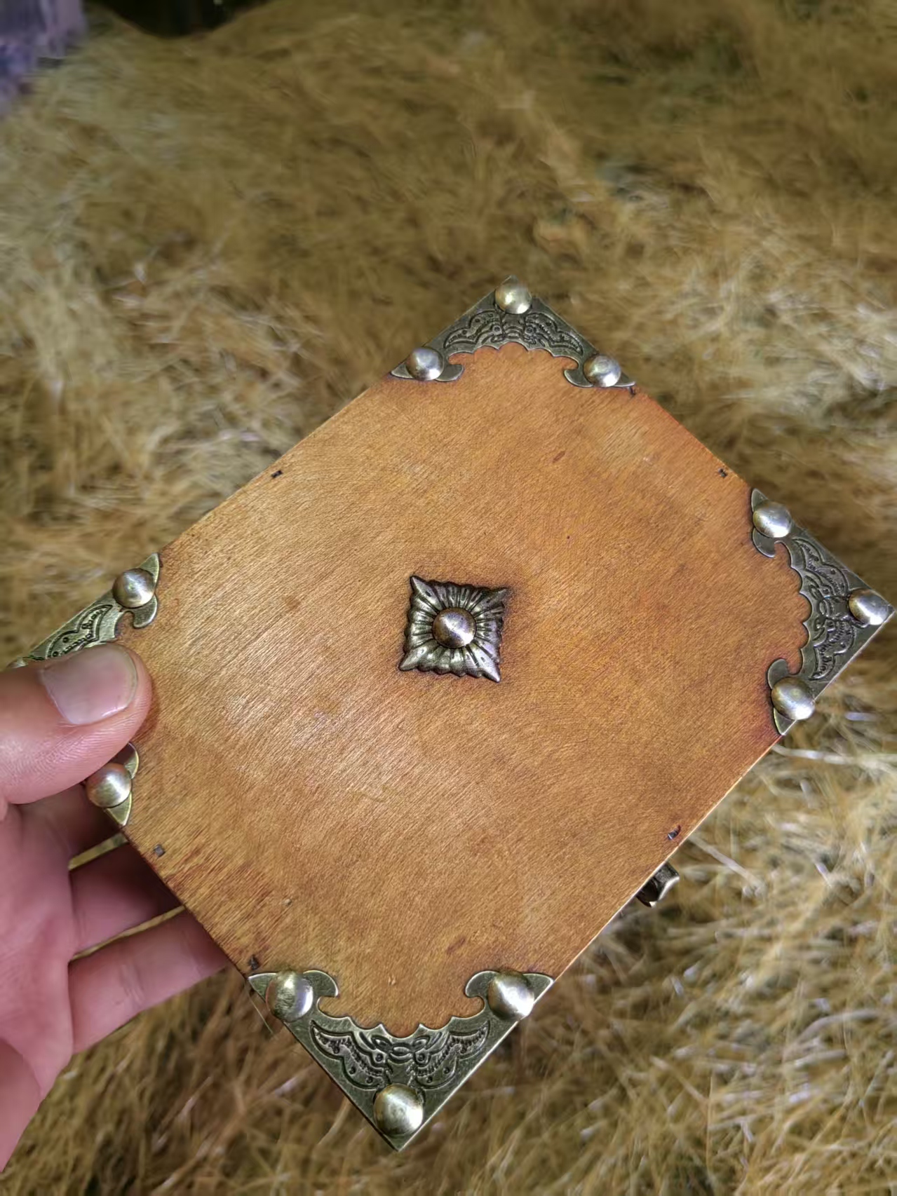 盒子 复古黄盒子3带所有 闷盒★