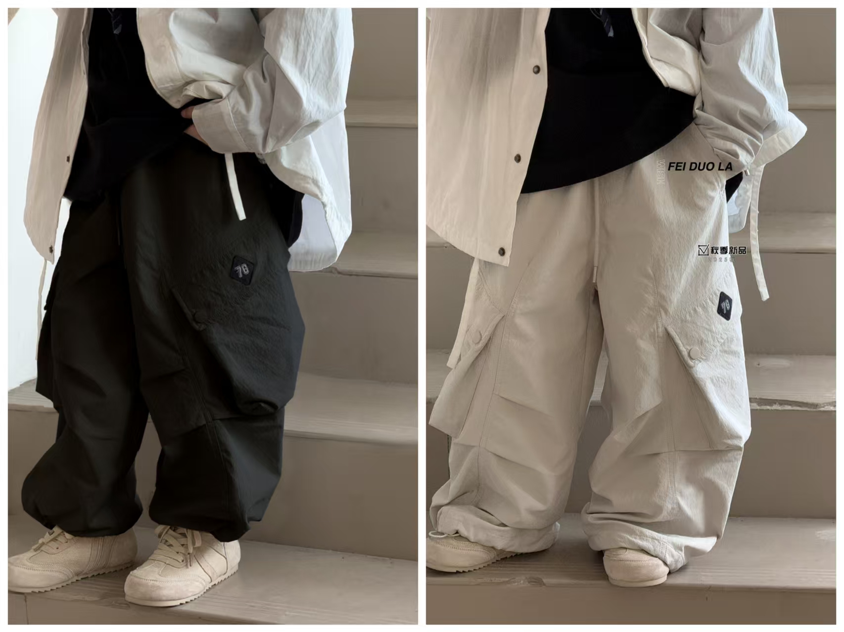 儿童休闲长裤休闲风秋冬休闲裤男童秋季中大童美式秋天百搭裤子