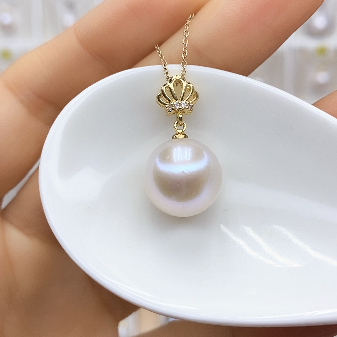 淡水珍珠合金颈饰