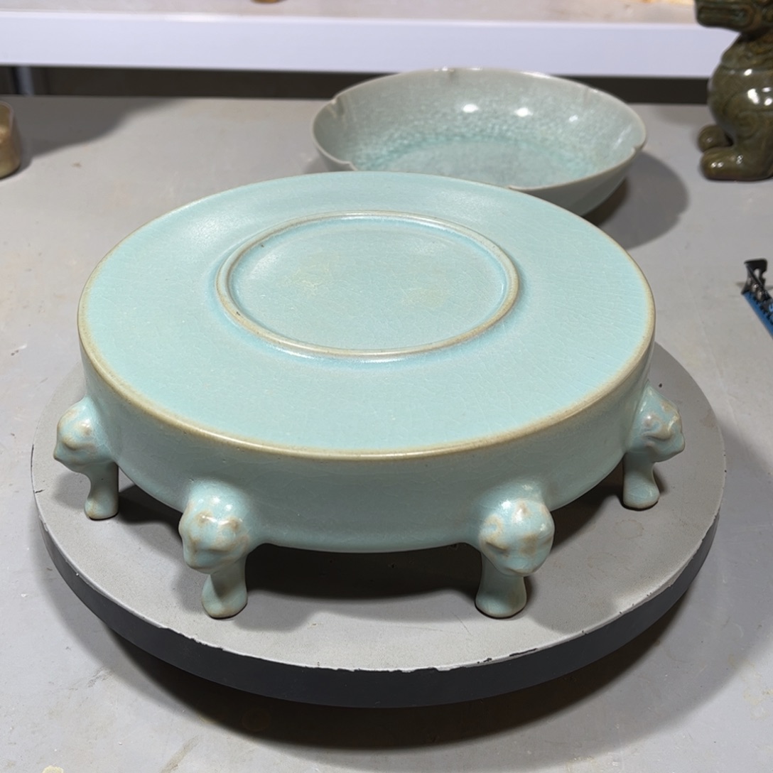 瓶汝窑瓷器品相完美