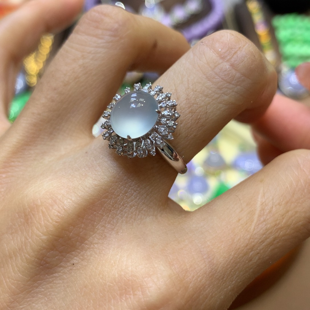 【闪购商品】翡翠18K金镶嵌颈饰翡翠