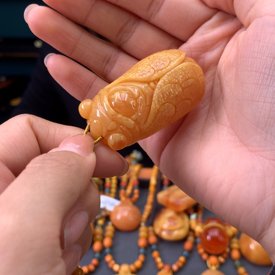 蜜蜡未镶嵌吊坠(不含链)天然