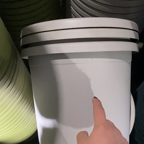 树脂四季5号灰白无托6个