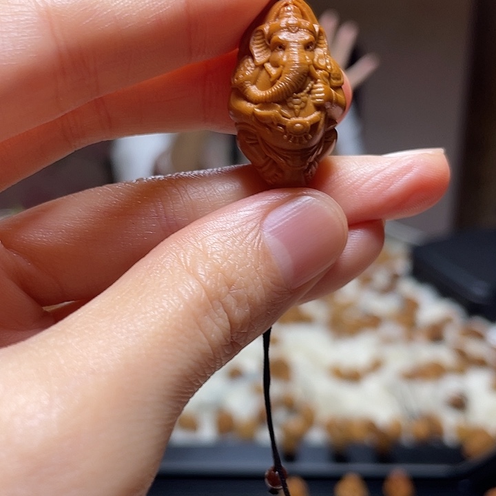 橄榄核吊坠橄榄 大象