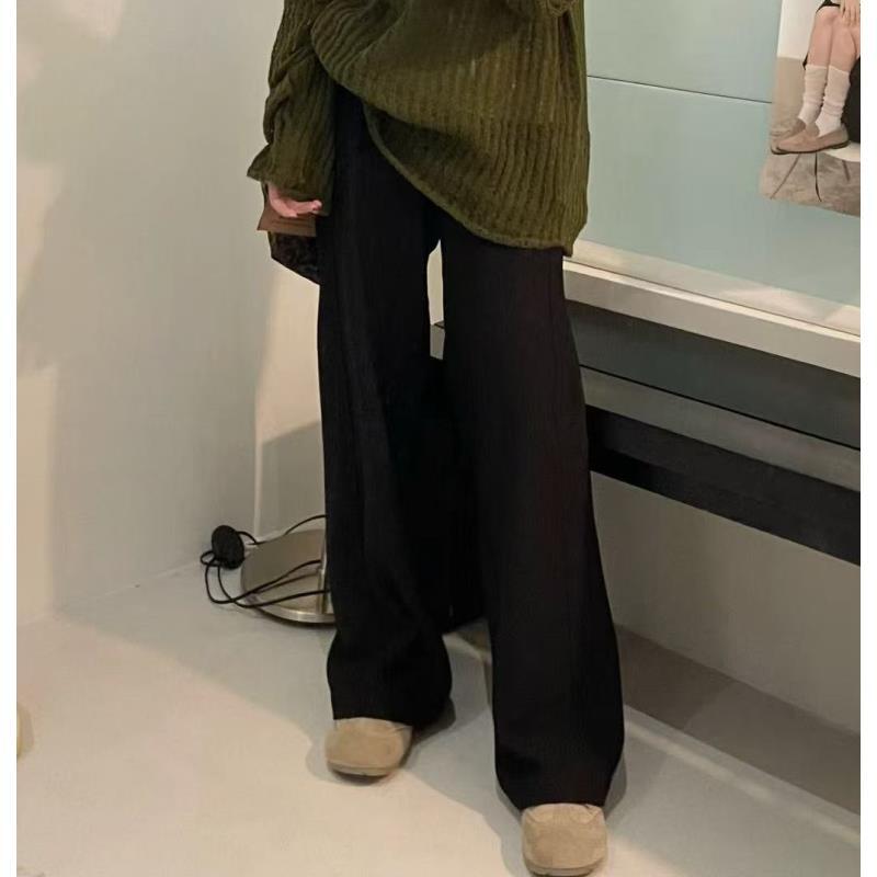 9420号#78265#秋简约百搭弹力腰双口袋休闲显瘦小黑裤（预）