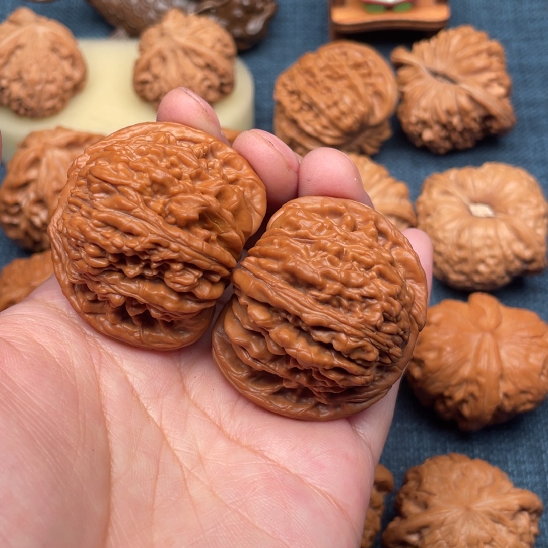 这***光把件文玩核桃44毕业汉高楼全品