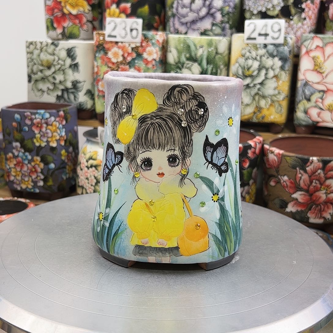 景德镇陶瓷花盆景德镇陶瓷hua p