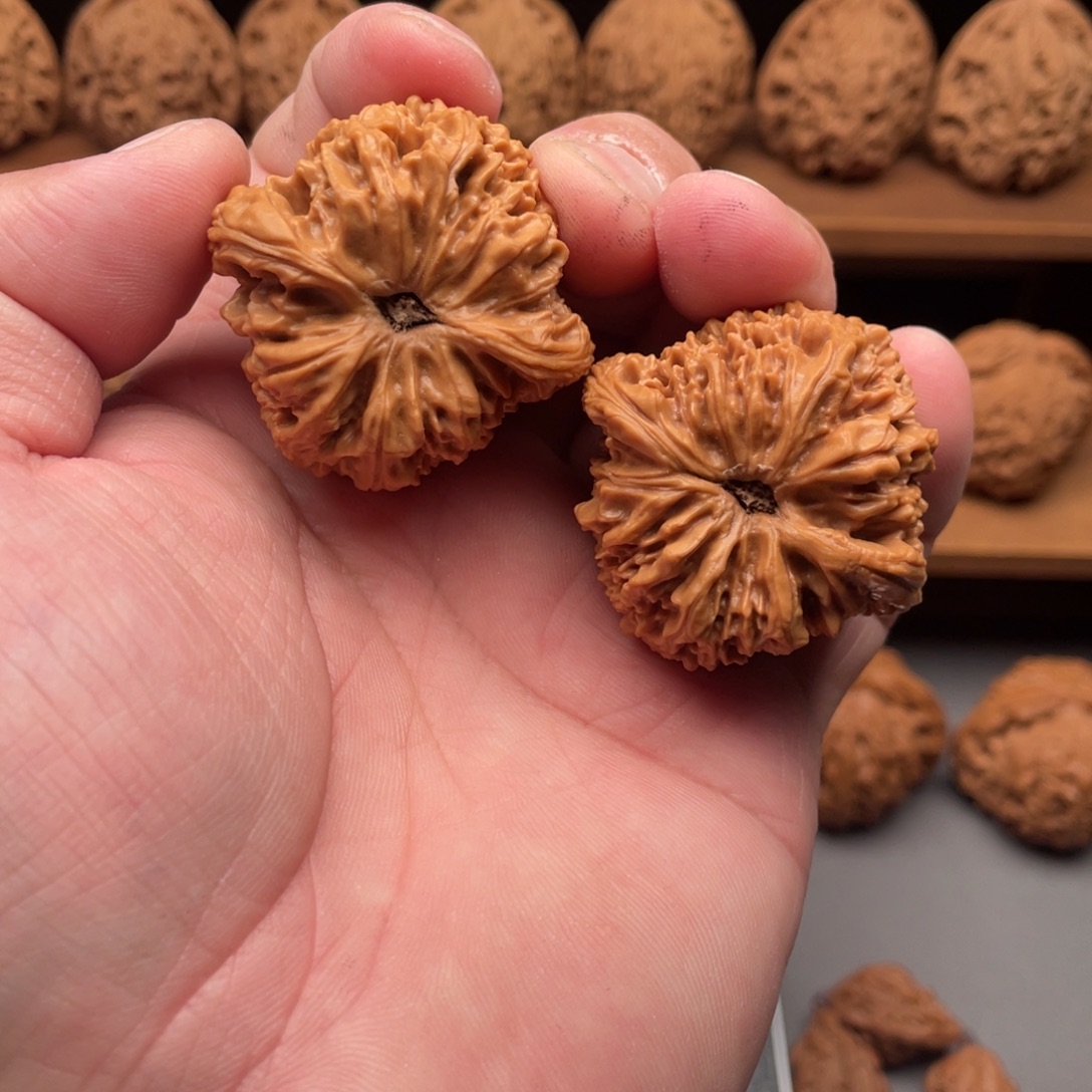 x***x把件文玩核桃南疆石打底