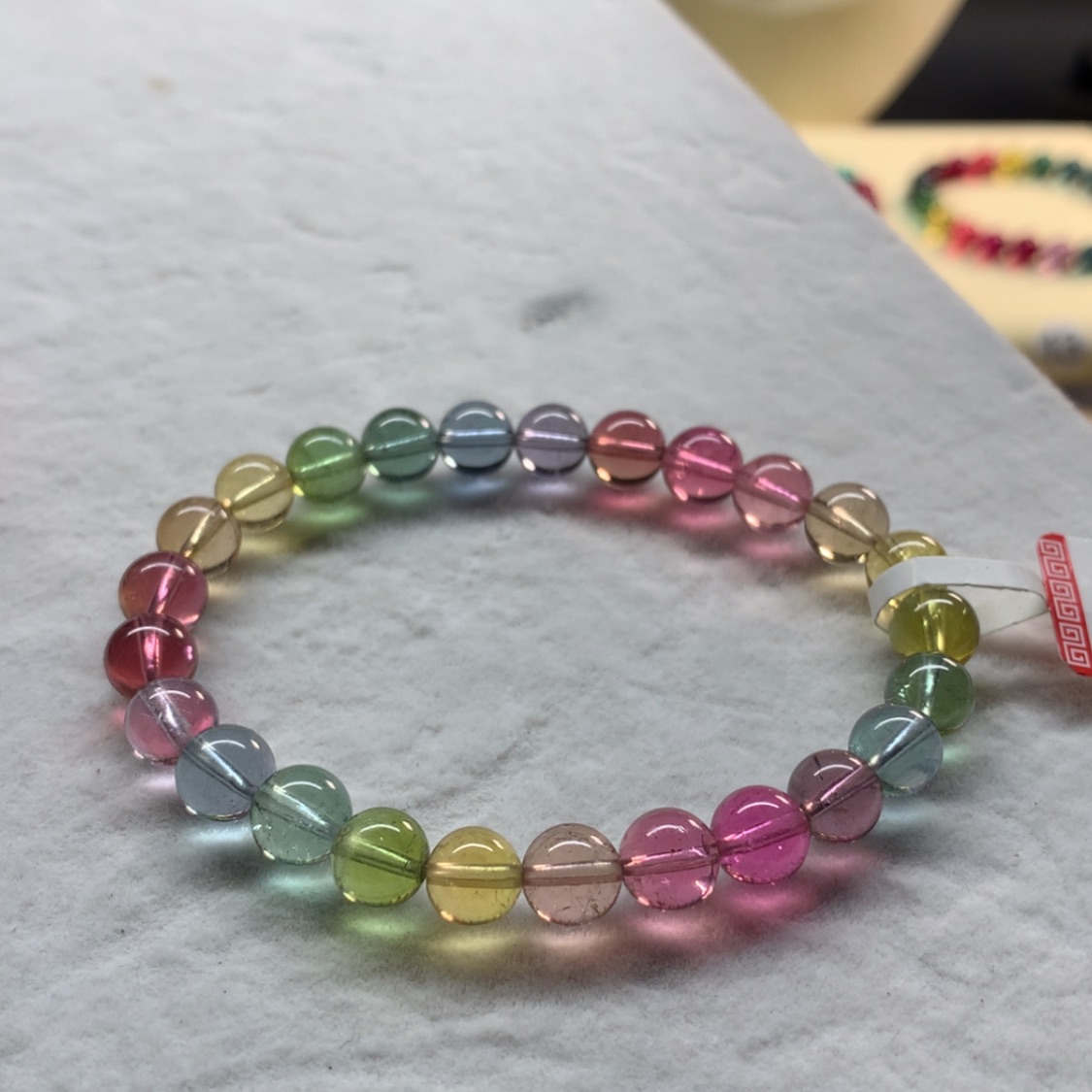 【闪购商品】未镶嵌手链碧玺荧光人鱼单圈7.2