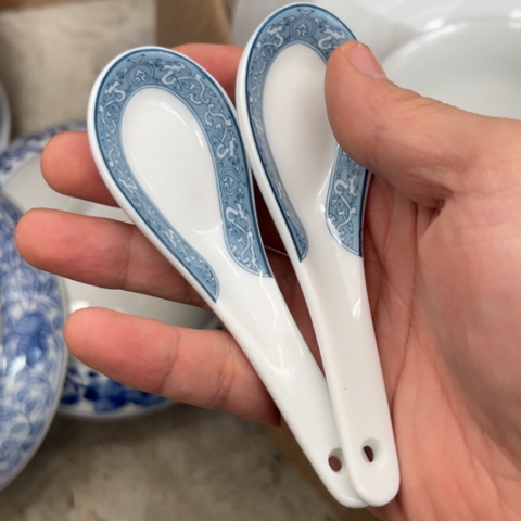 瓷其他勺两个陶瓷