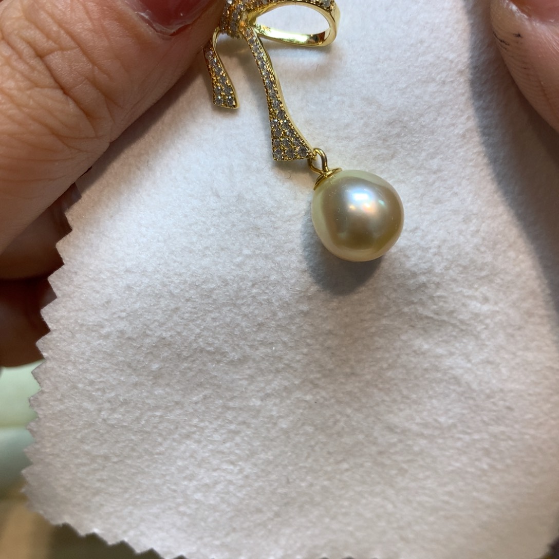 海水珍珠颈饰银S925镶嵌