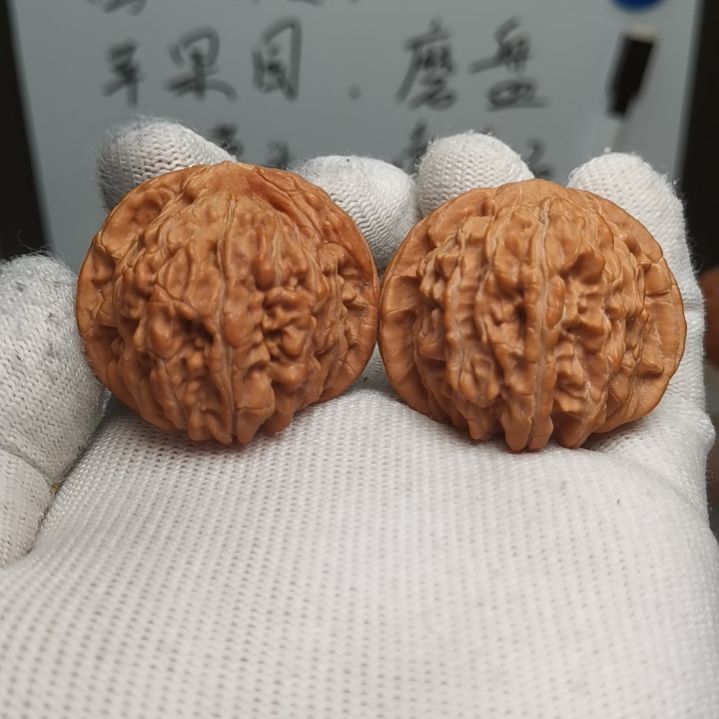 文玩核桃把件41全品平谷四座楼