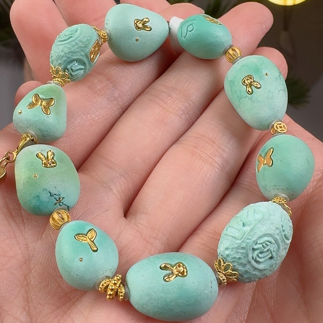 绿松石珠宝奇石未镶嵌