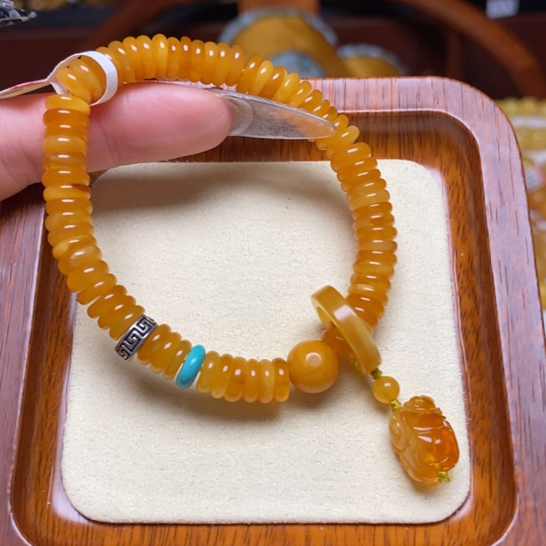 【闪购商品】蜜蜡手链未镶嵌手串