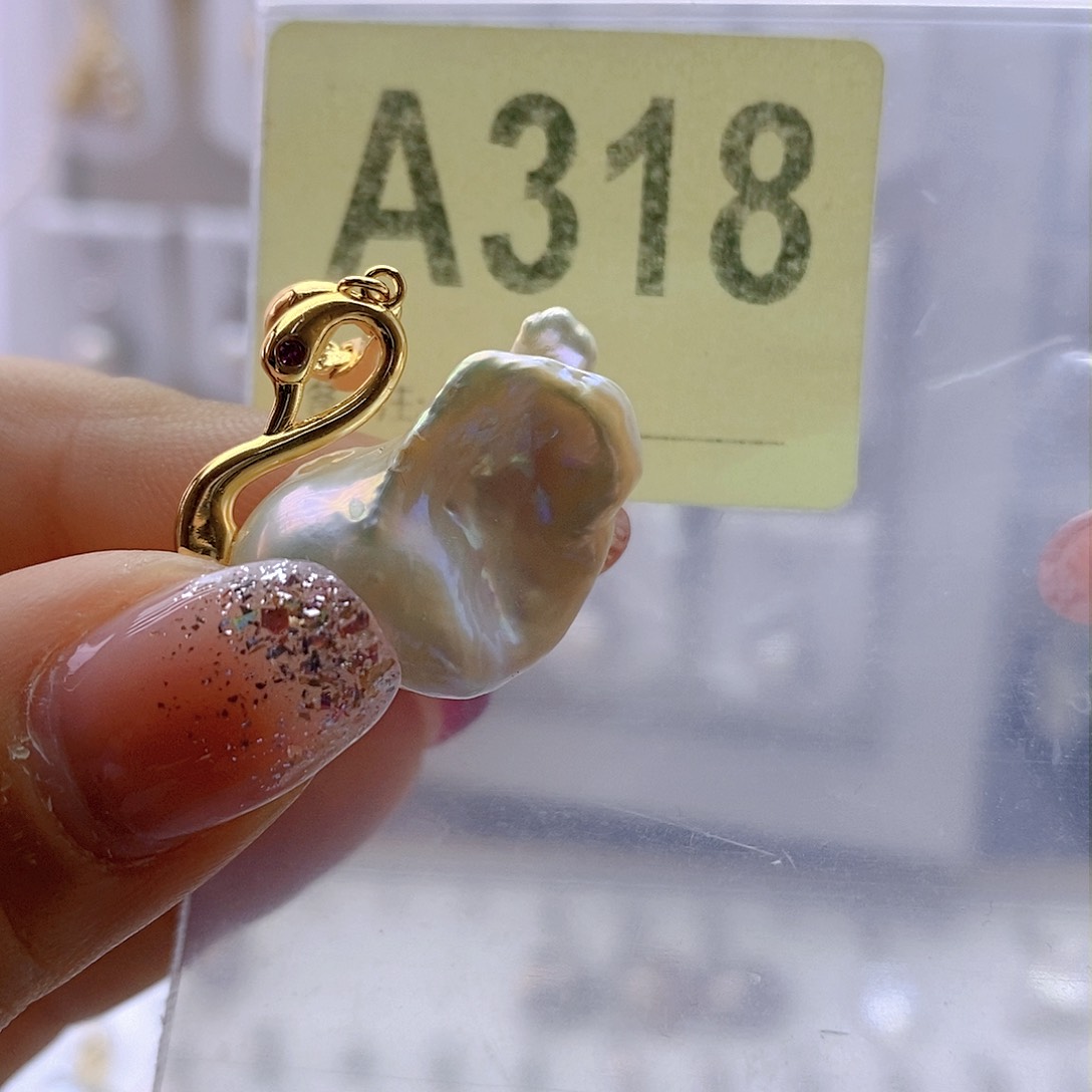 淡水珍珠颈饰银S925镶嵌