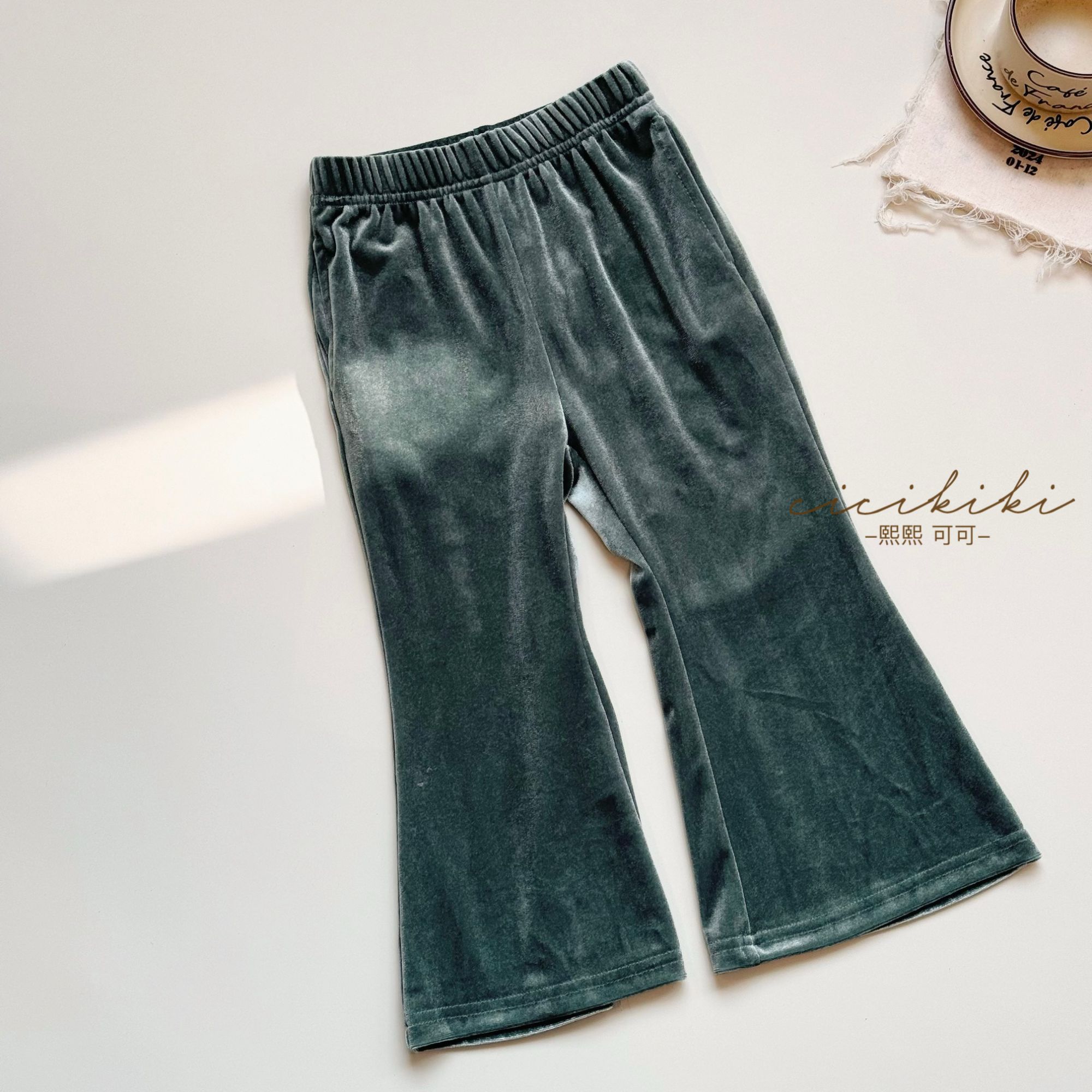 【孔雀】女童春秋款时尚百搭洋气休闲裤 熙熙可可KZ2521