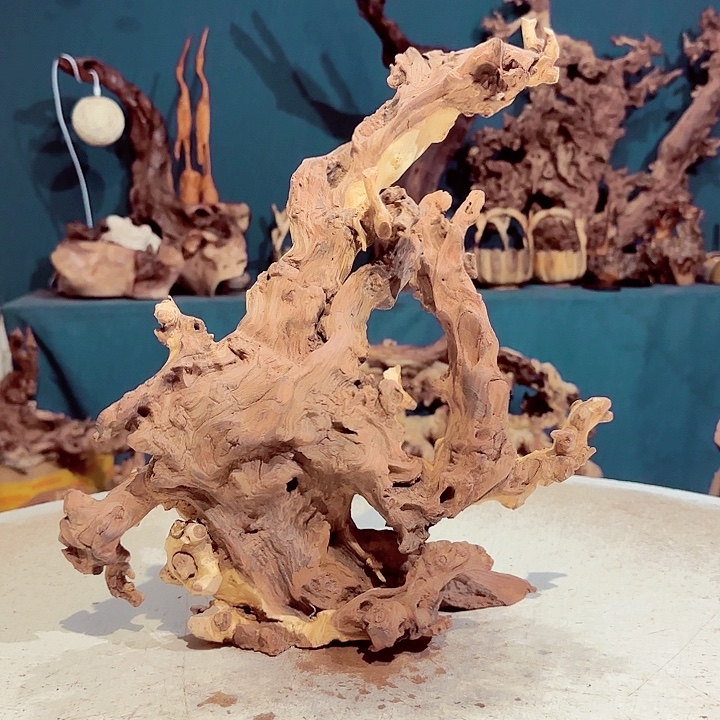 王***军木600 金丝红木羊蹄甲半成品