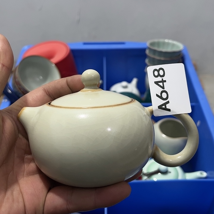 茶具默认微瑕瓷器、茶具、壶、摆件，介意勿拍 