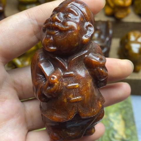 未镶嵌蛇纹石玉颈饰73