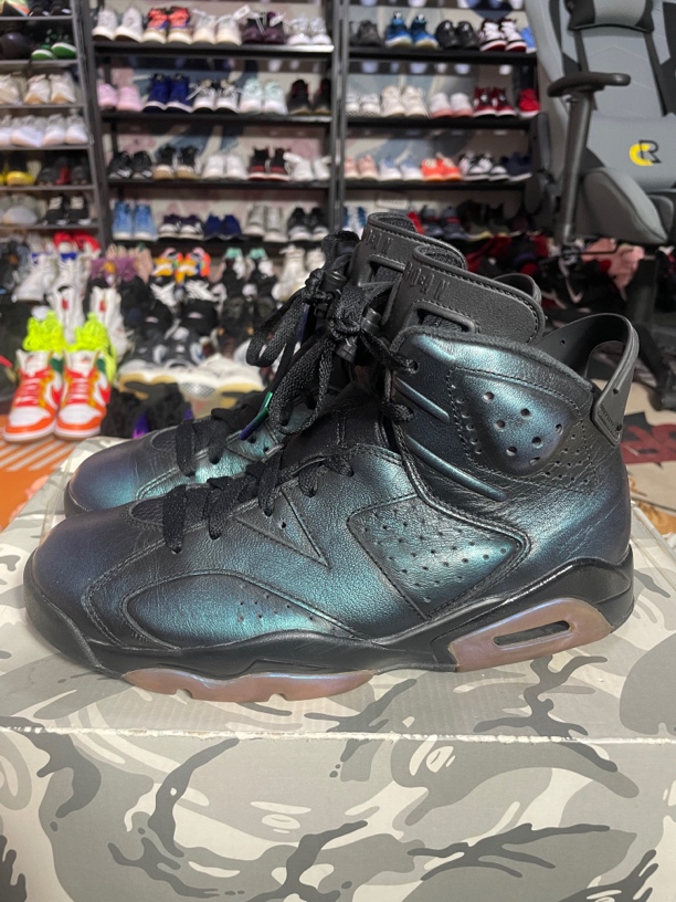 95新 AIR JORDAN 40.5码255/Air Jordan 6 复古 休闲鞋 变色龙 