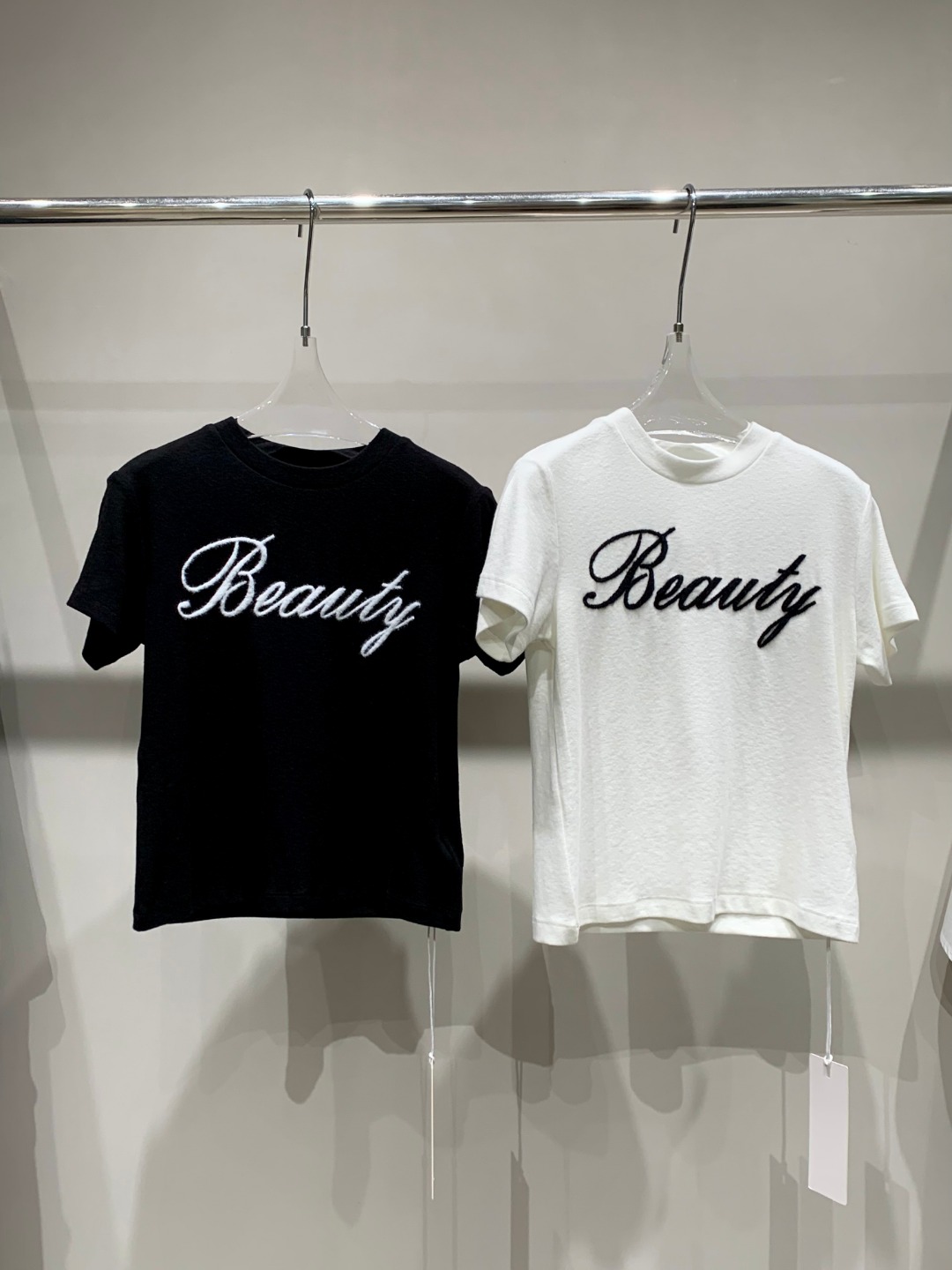 HTT小众设计感原创百搭纯色刺绣修身显瘦T恤上衣5321136