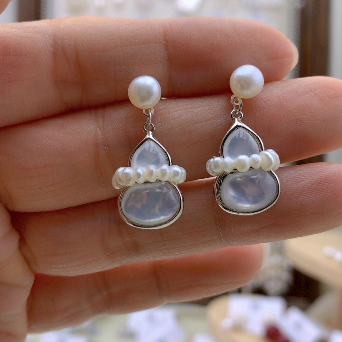 未镶嵌耳饰淡水珍珠