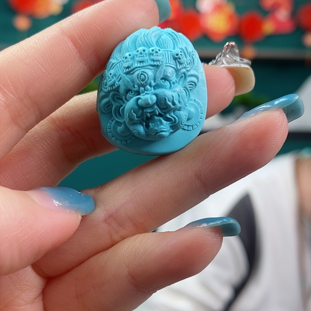 绿松石珠宝奇石未镶嵌