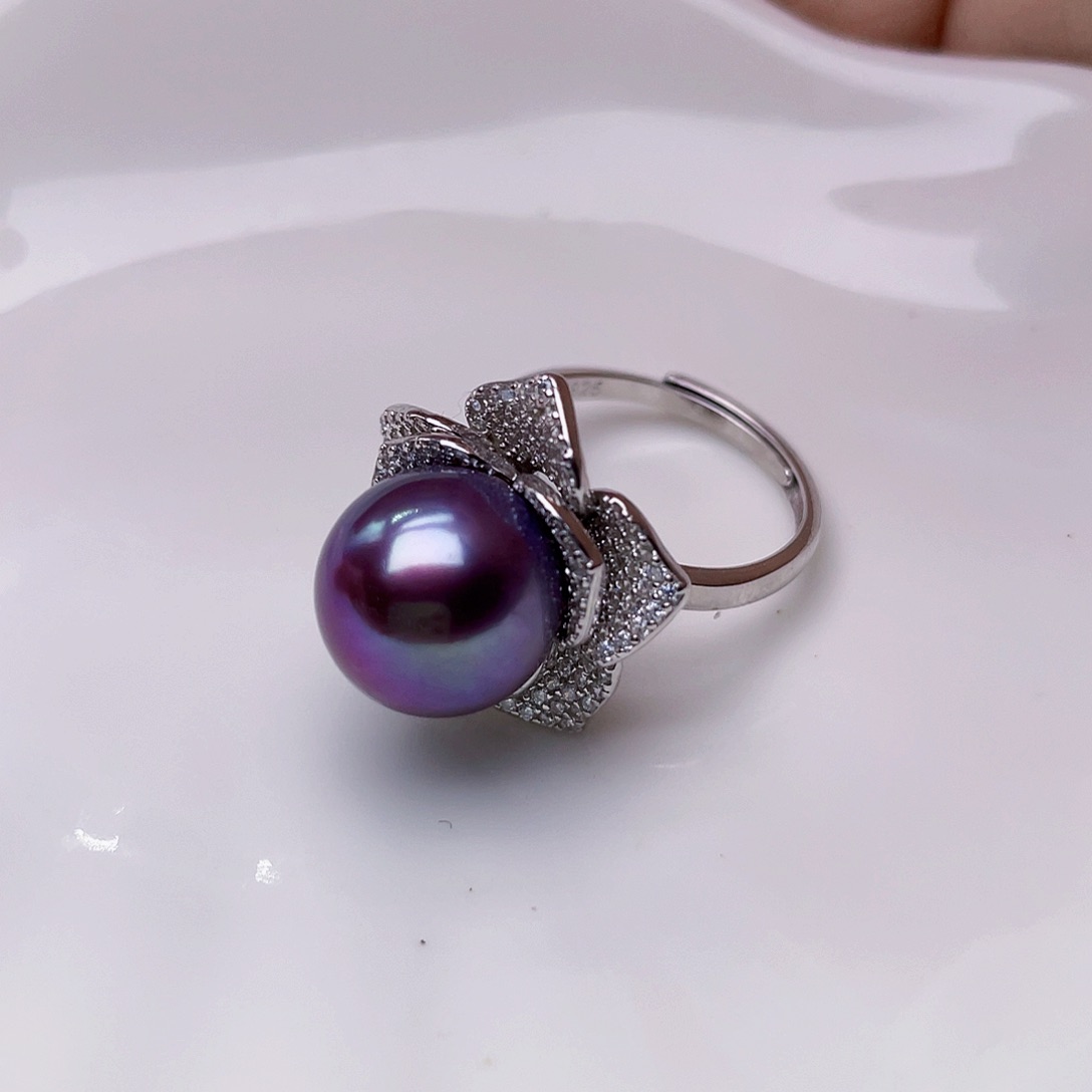 淡水珍珠戒指未镶嵌二****～