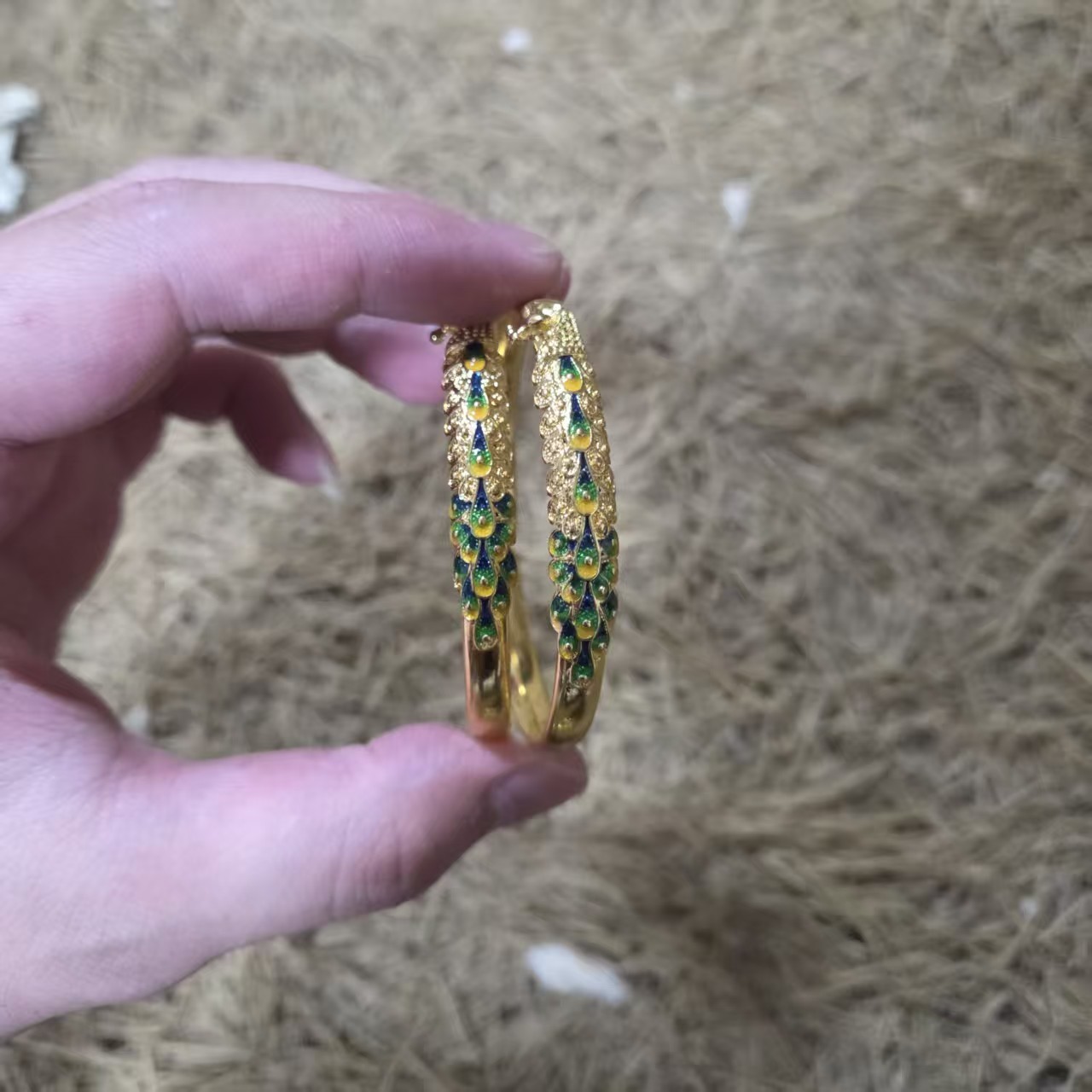 现代工艺品摆件 292 精美摆件 现代复古摆件  一对