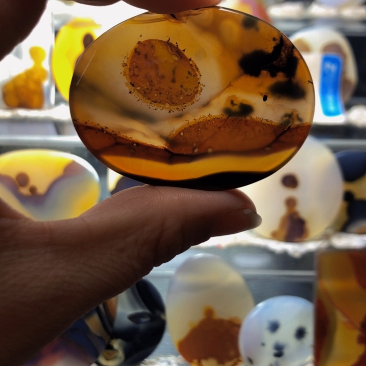 合金玛瑙/玉髓珠宝奇石159