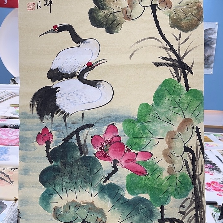 国画手绘国画作品