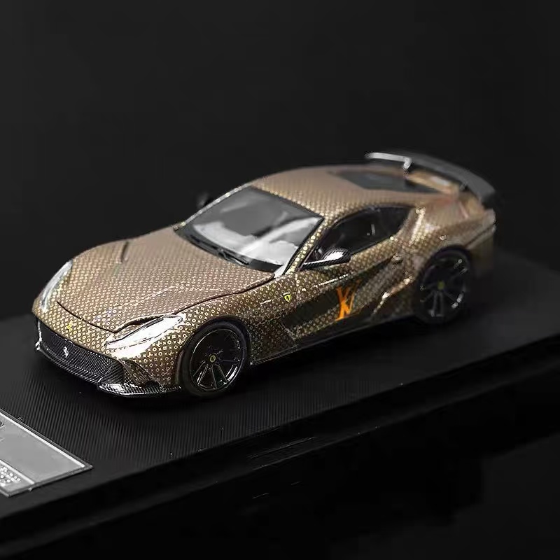 1:64   SH法拉利Ferrari Novitec 812 F12 CM toc bbr合金模型LV